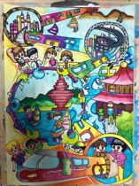 (Gold sellers) s painting shouchao Bao children ke huan hua help draw ke huan hua s painting painting hand-painted