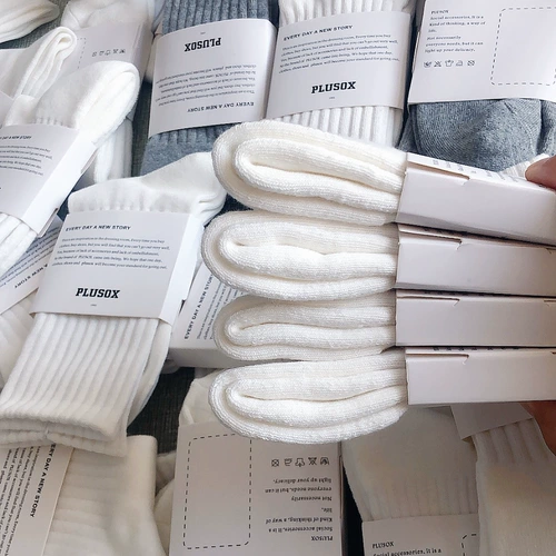 Осенние брендовые носки для влюбленных, цветные шнурки, средней длины