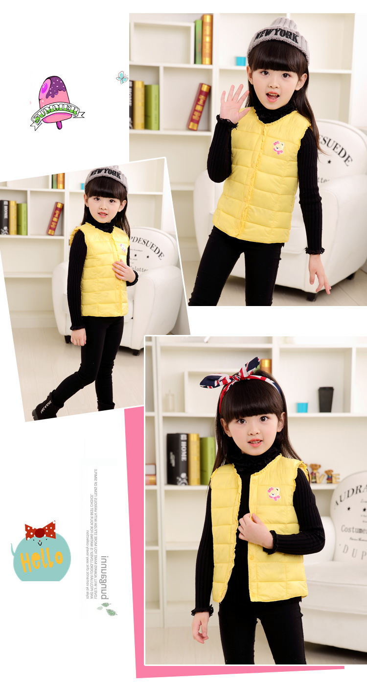 Gilet fille en polyester - Ref 2071147 Image 15