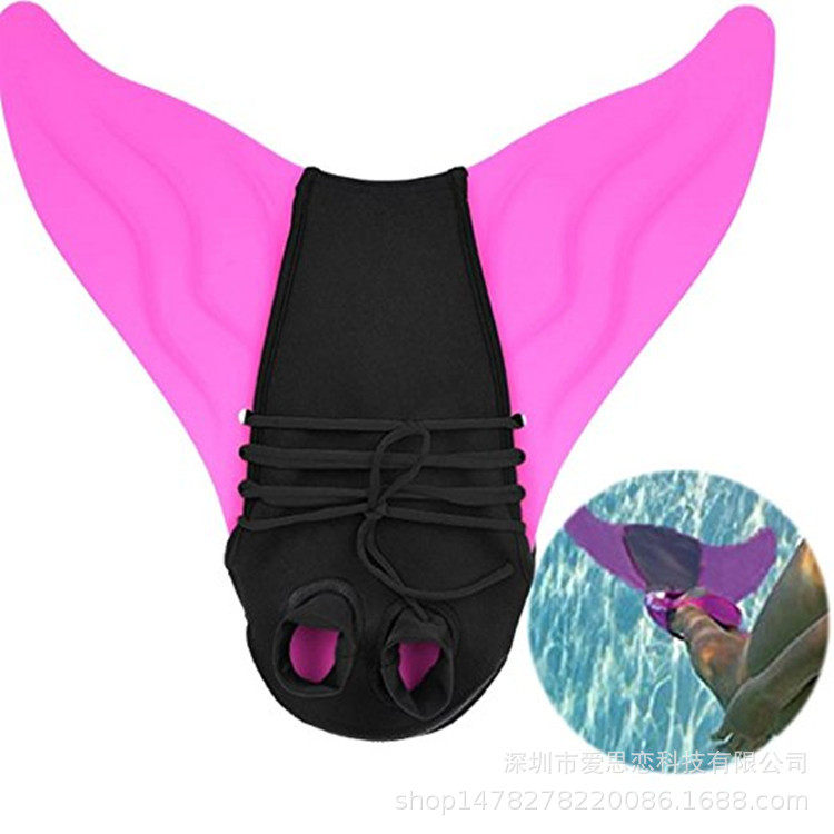 Mermaid Fins Swimming Training Diving Fins Water Sports Products Elastic Comfortable and Breathable Fins