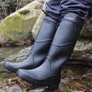 Резиновые сапоги, мужские высокие сапоги для защиты труда, водонепроницаемые противоскользящие резиновые туфли, плюс бархатная теплая обувь для рыбалки, длинные дождевые сапоги для строительной площадки