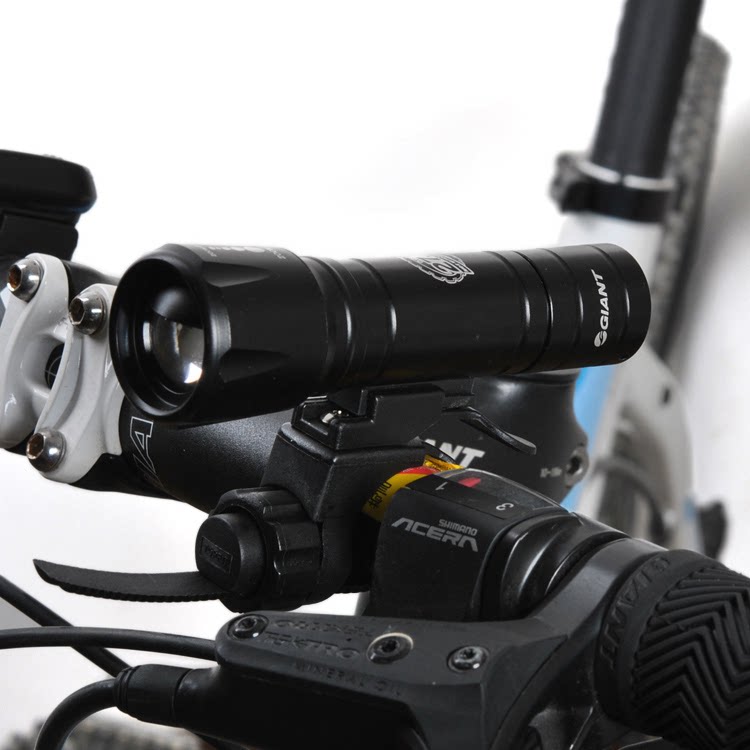 Giant Teanter Charging Car First Light 27 5LED Zoom Flashlight Bright Light Portable Bike Front Light