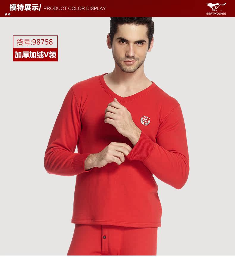 Sous-vêtement thermo Moyen-âge SEPTWOLVES D2250-2 en coton - Ref 767846 Image 28