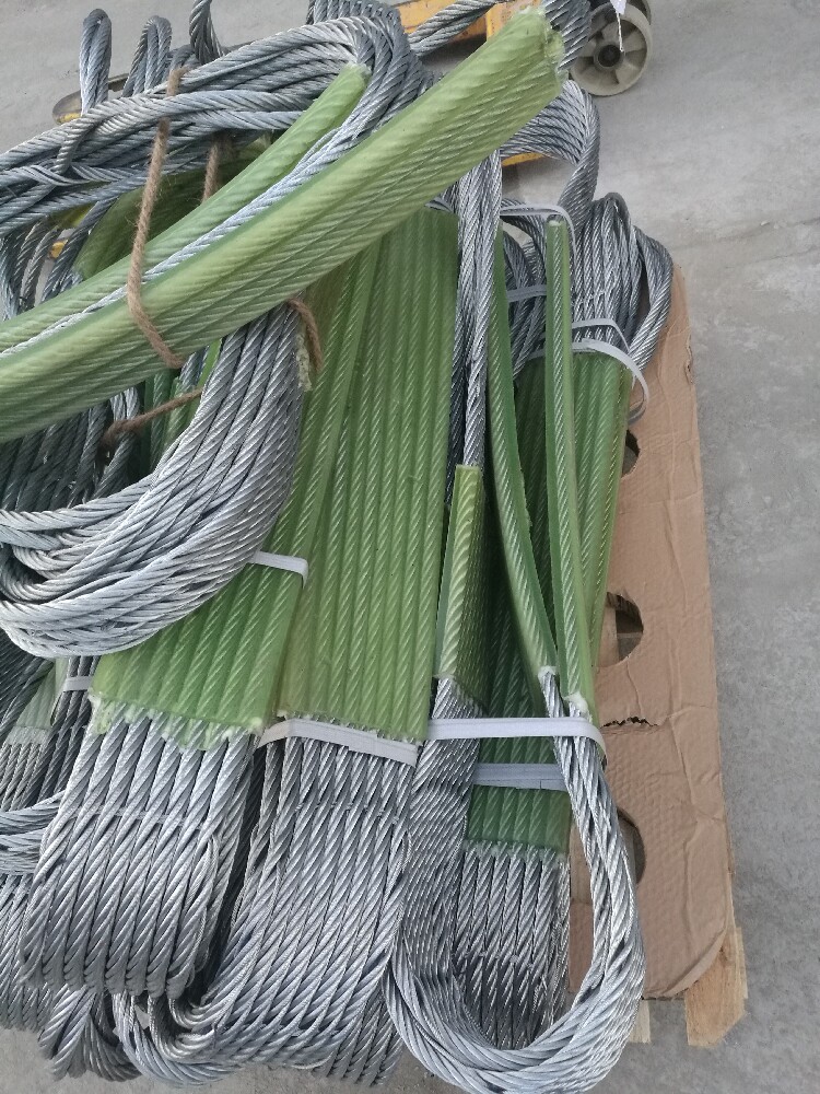 Polyurethane press adhesive gluing steel wire braided wire rope steel coil flat steel coil sling hanger heavy axle hanger 2 3 5 