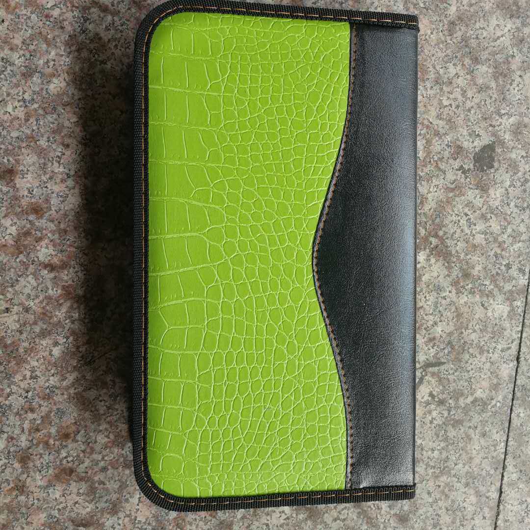 80 pieces attached leather rectangular large capacity CD bag disc bag disc bag DISC bag DVD bag with zipper