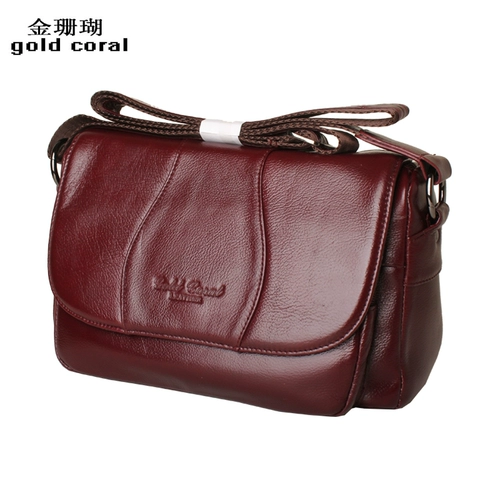 Коралловая кожаная сумка через плечо для матери на одно плечо для отдыха, из натуральной кожи, воловья кожа