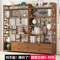 Bogu shelf solid wood Chinese style dobao pavilion display cabinet antique furniture antique rack tea shelf simple bookshelf shelf