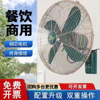 Antique Wall Fan, Metal Wall-Mounted Fan, Restaurant, Hotel, Kitchen, Retro Electric Fan, Old Wall Fan, Commercial and Industrial Use