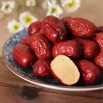 Simingshan Xinjiang Ruoqiang gray jujube dried fruit red jujube small jujube non-Hetian red Jujube pregnant woman snack dry goods 500g