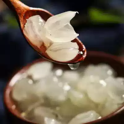 Simingshan Yunnan double pod black horn rice natural snow lotus seeds can be used with peach gum Snow Swallow silver fungus 80g