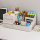 Simple personality pen holder multi-functional creative stationery storage box Nordic large-capacity desktop pen barrel cute female ins