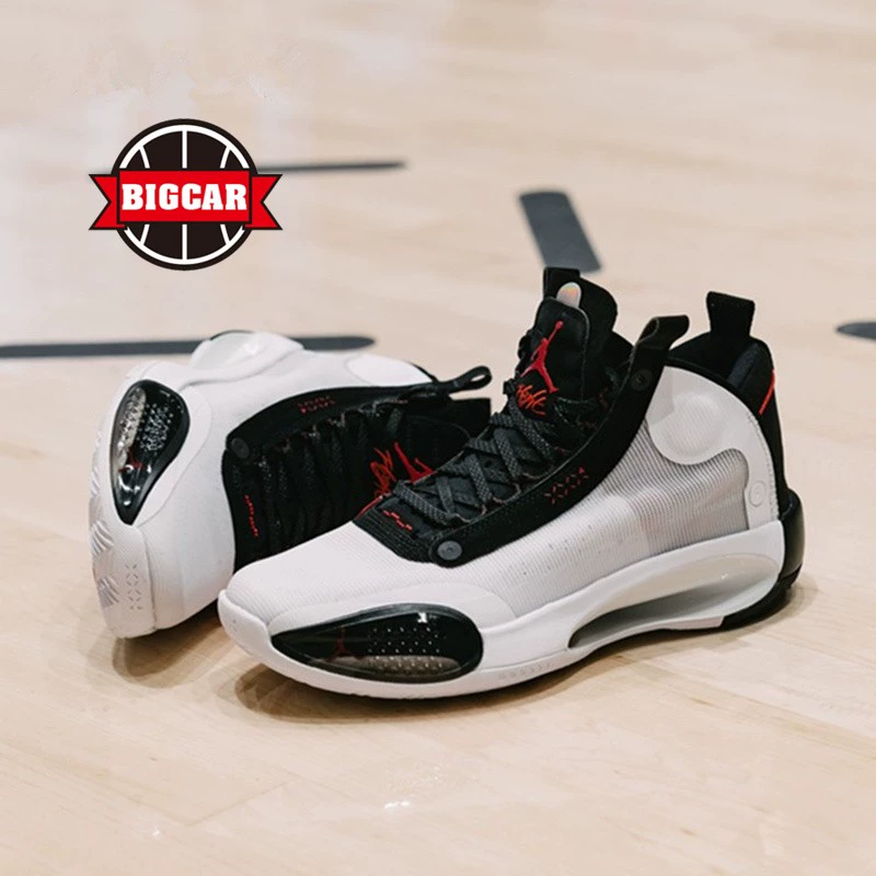 AIR JORDAN 34 AJ34 đen trắng giày bóng rổ Trung Quốc AR3240-016 BQ3381-100 - Giày bóng rổ