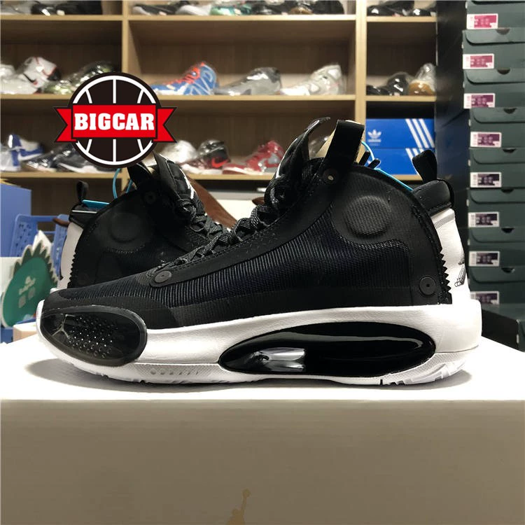 AIR JORDAN 34 AJ34 đen trắng giày bóng rổ Trung Quốc AR3240-016 BQ3381-100 - Giày bóng rổ