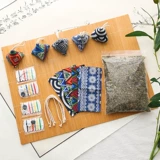 Сладкий мешок DIY Материал Сумка ручной швейной швейка Сяоша Сумка для фестиваля фестиваль фестиваль лаванды с древним стилем