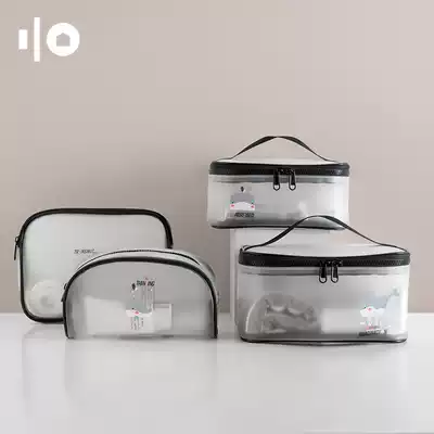 Mist bag portable portable transparent cosmetic bag cartoon whale storage kit travel kit wash storage bag