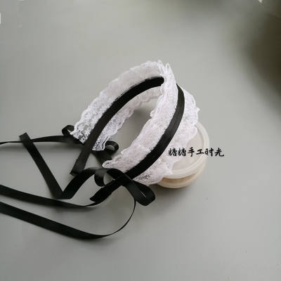 Soft girl lolita hair band, lace maid headwear, cos hair accessories, daily Lolita hair band, kc headwear and jewelry