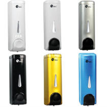 Jinlaishi plastic soap dispenser Toilet liquid bottle Manual hand sanitizer liquid making box Waterproof wall-mounted