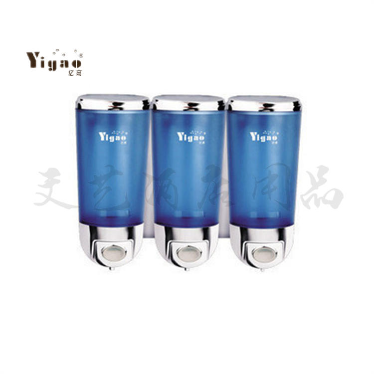 Yigao smashes not bad hotel single and double head soap dispenser wall-mounted soap dispenser bathroom soap box soap bottle hand sanitizer