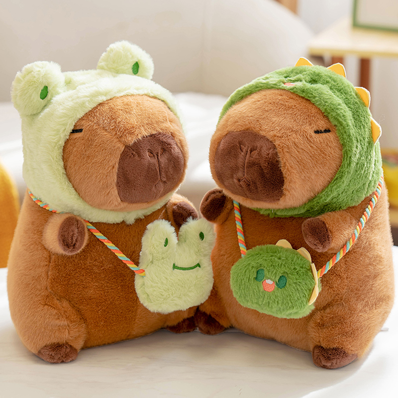 Cute Capybara Plush Toy Squeeze Stress Relief Doll Capybara Stuffed Animal Bed Doll Children's Gift for Girls Cute Capybara Plush Toy Squeeze Stress Relief Doll Capybara Stuffed Animal Bed Doll Children's Gift for Girls