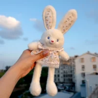 Белый, в цветочек