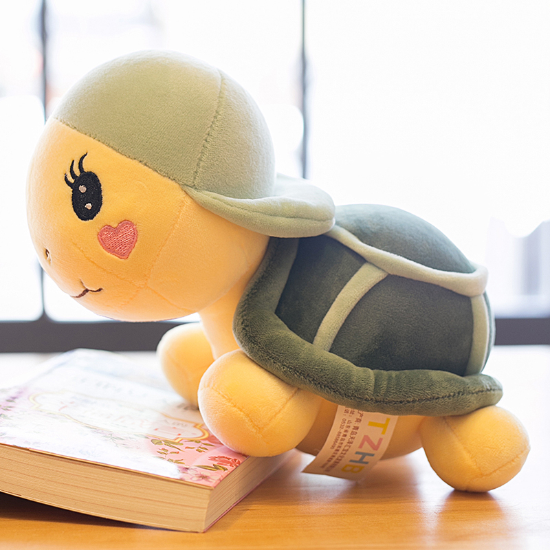 Cute Hooded Turtle Plush Toy Doll for Girls, Sleeping Pillow, Small Turtle Doll Gift for Children