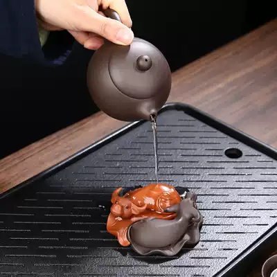 Zisha Zisha Cai Buffalo Creative Tea Pet Peaks Reversing Dry Kun can split Tea play tea tray tea table tea ceremony can be raised