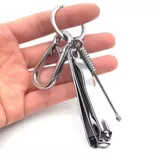 Ухочистка для ногтей, брелок, гигиеническая подвеска, комплект, маникюрные кусачки, защита для ушей