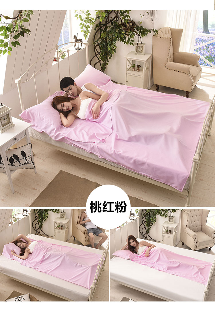 Người duy nhất bẩn túi ngủ khách sạn khách sạn tấm cách ly du lịch du lịch đôi quilt bao gồm siêu nhẹ xách tay túi ngủ