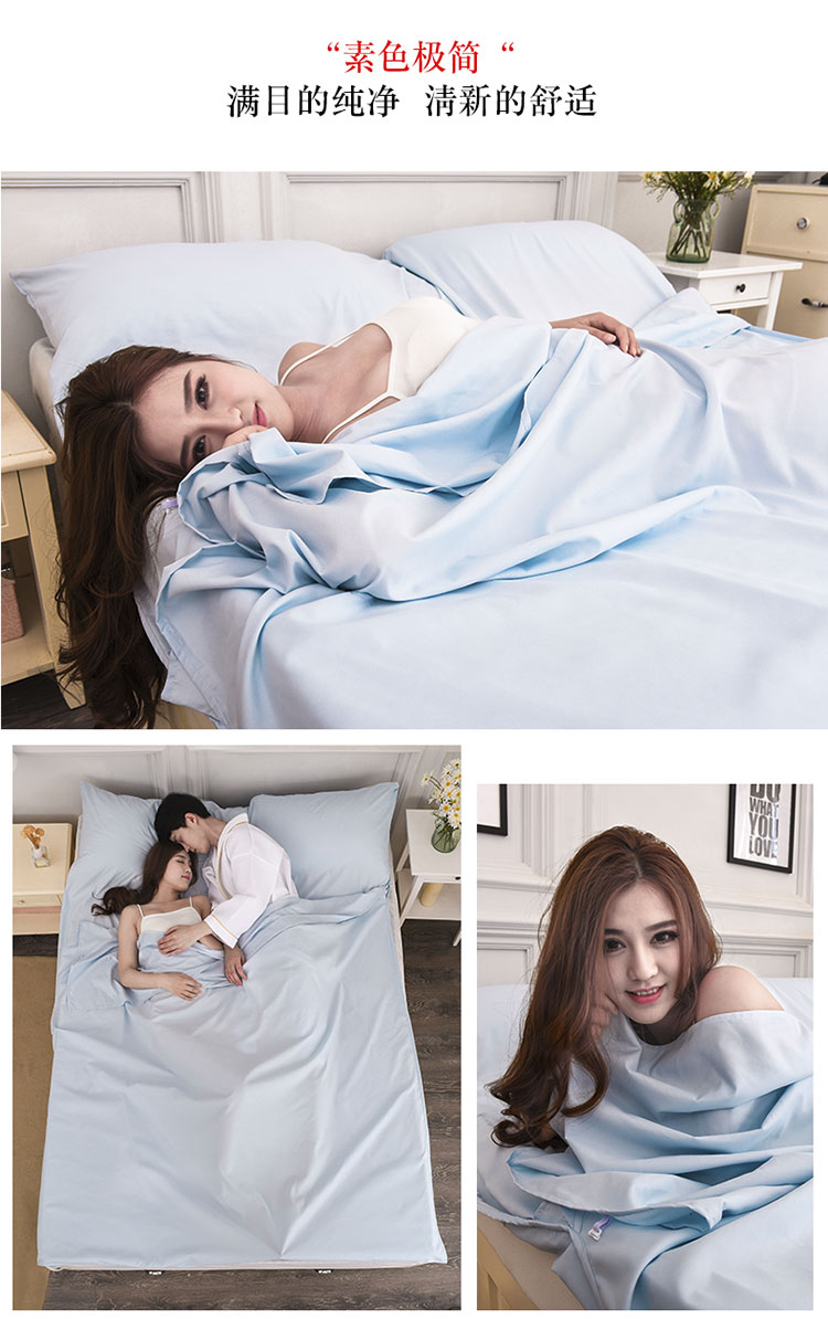 Duy nhất túi ngủ khách sạn khách sạn tấm cách ly du lịch du lịch đôi bẩn quilt cover siêu nhẹ xách tay cotton túi ngủ