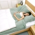 Khách sạn bẩn túi ngủ giặt bông ngủ đơn giản đôi du lịch tấm di động khách sạn chống bẩn chuyến đi kinh doanh duy nhất túi ngủ cho be 10 tuổi Túi ngủ