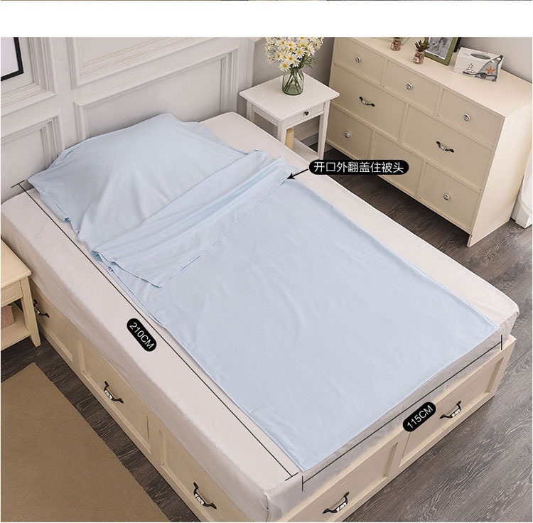 Người duy nhất bẩn túi ngủ khách sạn khách sạn tấm cách ly du lịch du lịch đôi quilt bao gồm siêu nhẹ xách tay túi ngủ