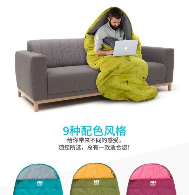 Huấn luyện quân sự lớn túi ngủ học sinh túi ngủ mùa xuân và mùa hè mỏng phần bốn mùa du lịch ngoài trời cắm trại nghỉ trưa nghỉ túi xách tay cotton ngủ - Túi ngủ