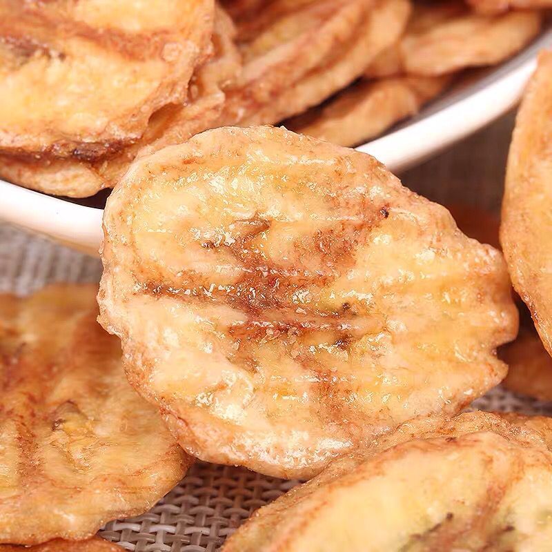 200g carbon roasted banana chip is crisp