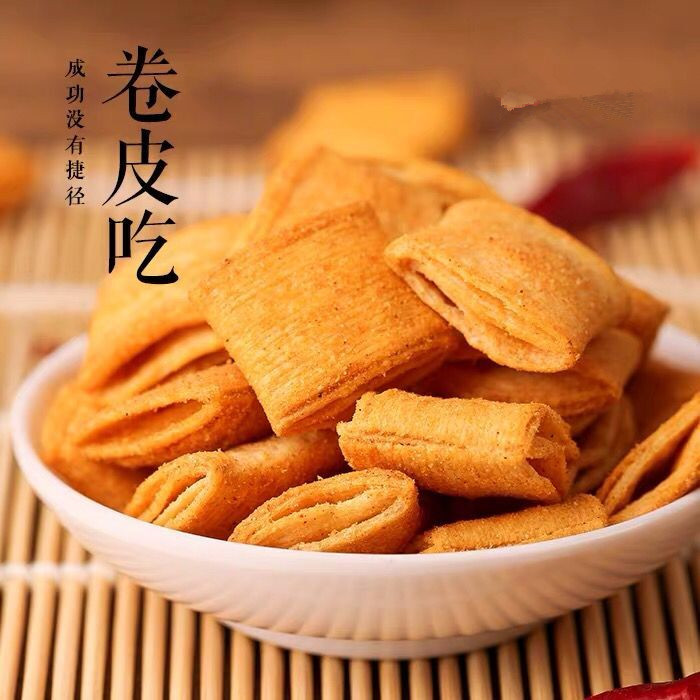 Net red snacks 250g rolls of leather to eat pan snacks snack and crisp millet crispy rice