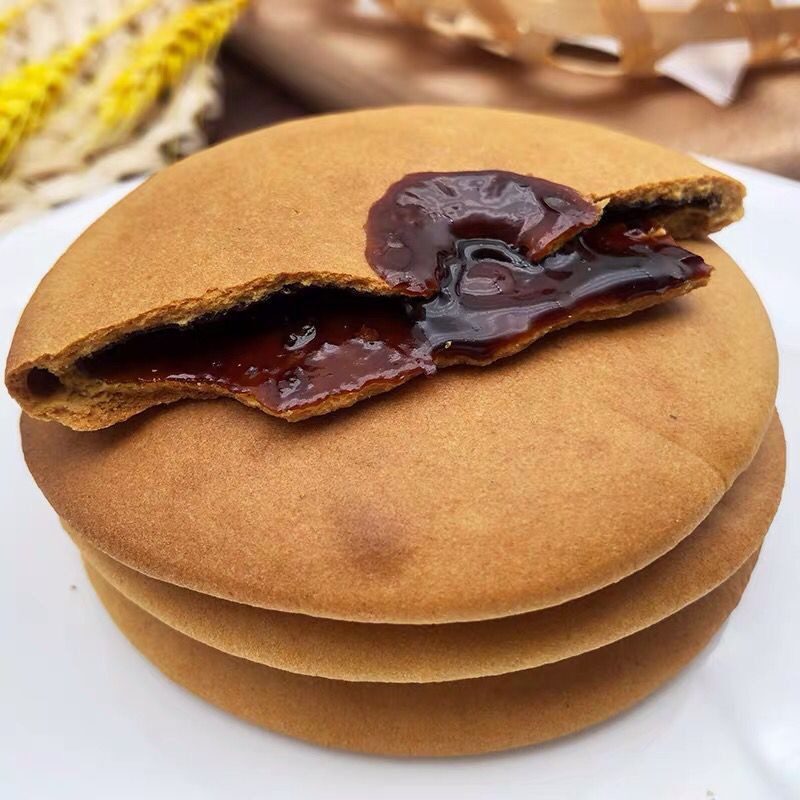 200g Belly Button Brown Sugar Sandwich Ground Melon Cake Bulk