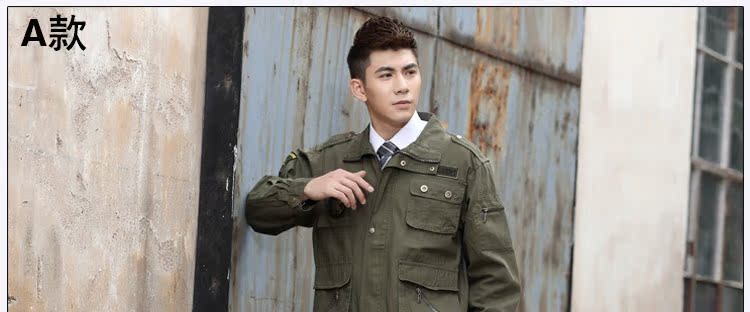 Quần yếm cotton Bộ quần áo dài tay Bộ hàn điện nam Bảo hiểm lao động ngụy trang sửa chữa thợ hàn tự động chống mài mòn quần áo nhà máy đồ pijama