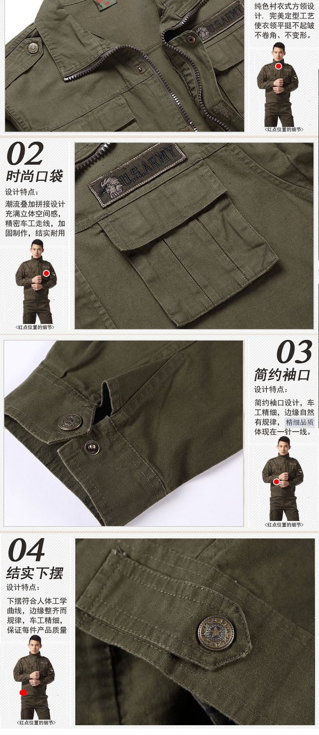 Quần áo bảo hộ lao động nam cotton dày hàn quần áo dài tay mạnh mẽ mặc quần áo bảo hộ chống nóng đồng phục công sở bộ đồ khủng log