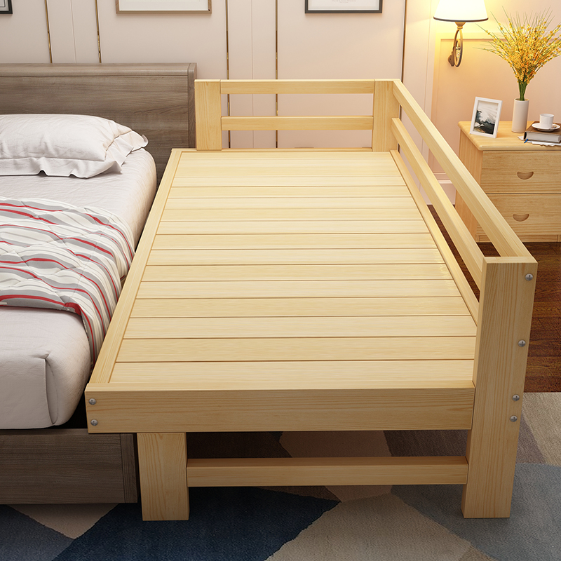 giường nhỏ khâu cho extra large giường gỗ giường với guardrails mở rộng mở rộng trẻ em trai và trẻ em gái thực hiện để đặt tùy chỉnh - Giường giường ngủ pallet