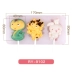 Sôcôla fondant silicone khuôn phim hoạt hình kẹo mút stereo khuôn mềm công cụ làm bánh bằng tay nhiệt độ cao khuôn bánh tart Tự làm khuôn nướng