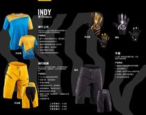 20 RACEFACE Indy Enduro cycling tops Cycling shorts gloves comfortable and breathable