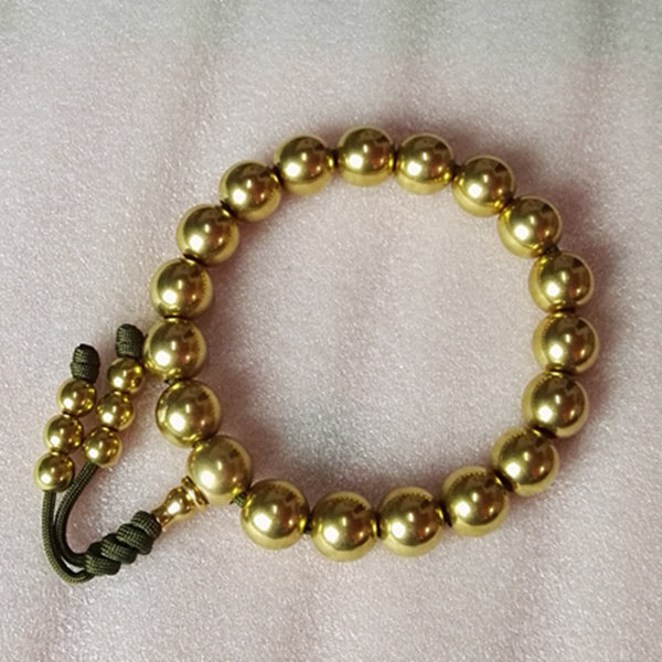 20MM brass Buddha beads handmade to play brass hand strings to refine the wrist power boutique