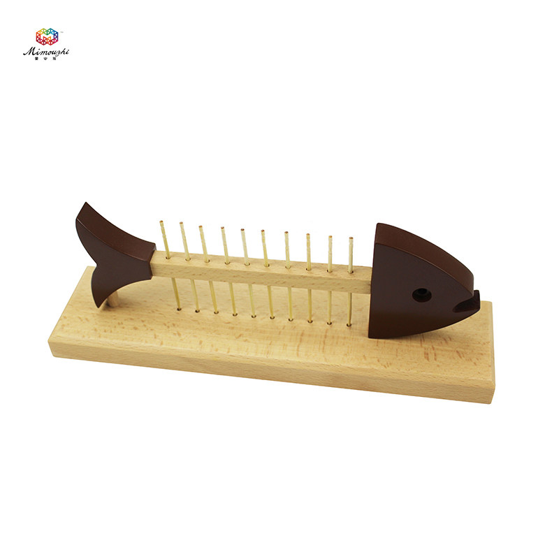 Montessori daily teaching children's puzzle toys baby action fine-tuned bones