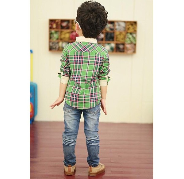 Chemise garcon KIDS BUSY à manche longue - Ref 2082424 Image 13