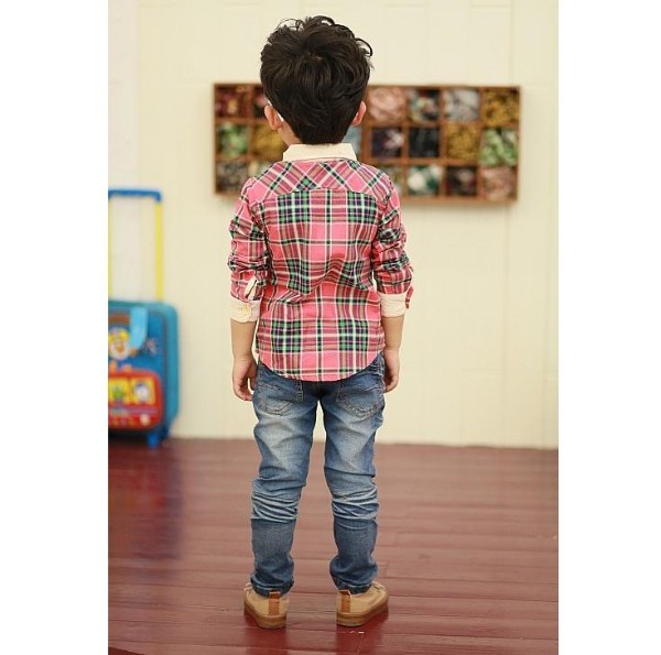 Chemise garcon KIDS BUSY à manche longue - Ref 2082424 Image 9
