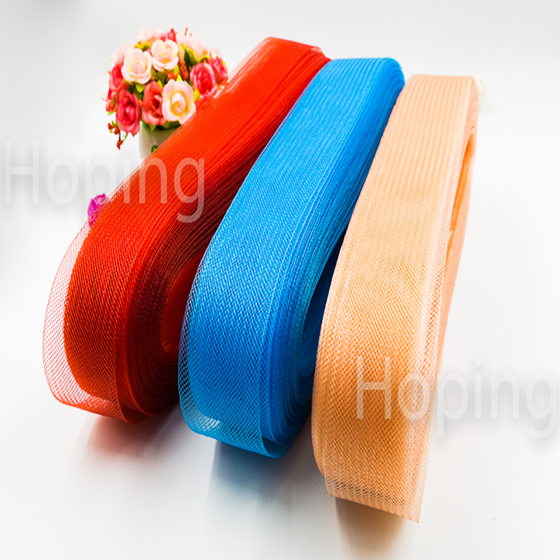 (plus hard) 8 cm elastic mesh with colored coarse silk screen with dancing skirt lining plus hard fish bone clothing accessories