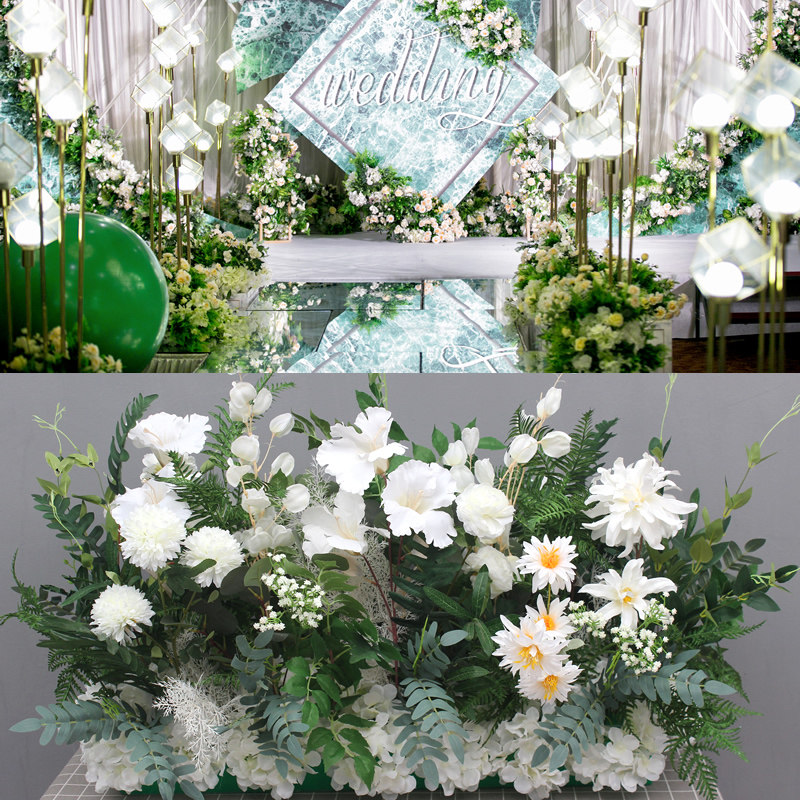 New Wedding Flower Road Citing Flower Road Citing Olive Branch T Table Road Citation Oil Peony Flower Art