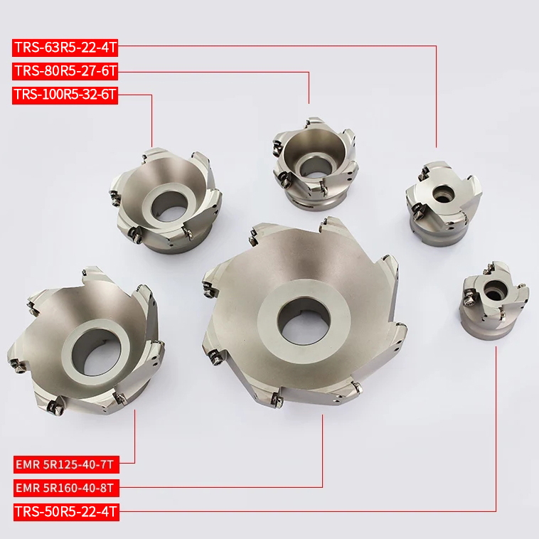 TRS R5 RD* *10 * 3 knife disc numerical control face milling cutter disc round nose cow nose knife disc CNC high fine alloy round