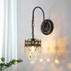 French Retro Bedroom Wall Lamp 2026 New Creative Bedside Lamp Light Luxury High-End Staircase Living Room Background Wall Lamp
