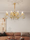 Living Room Crystal Chandelier French Style 2026 New Model Dining Room Lighting Light Luxury American Retro Egyptian Crystal Bedroom Chandelier