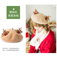 [蘑菇松果鹿角 成人（56-58cm）]